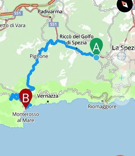 La Casa Di Zahra Lejlighed Riccò del Golfo di Spezia